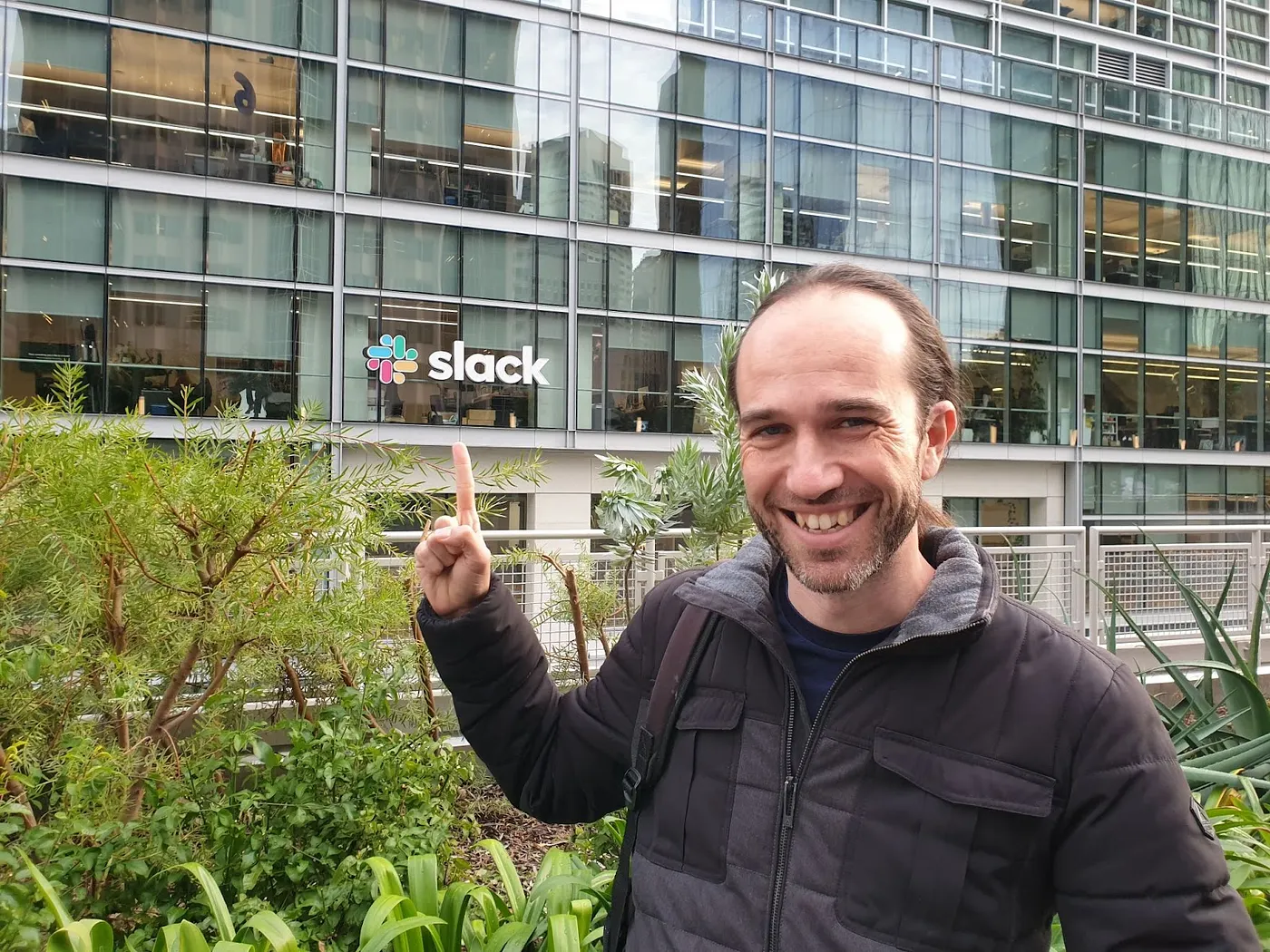 Slack branding illustration.